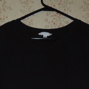 dress  black x large 16-18 by time and tru